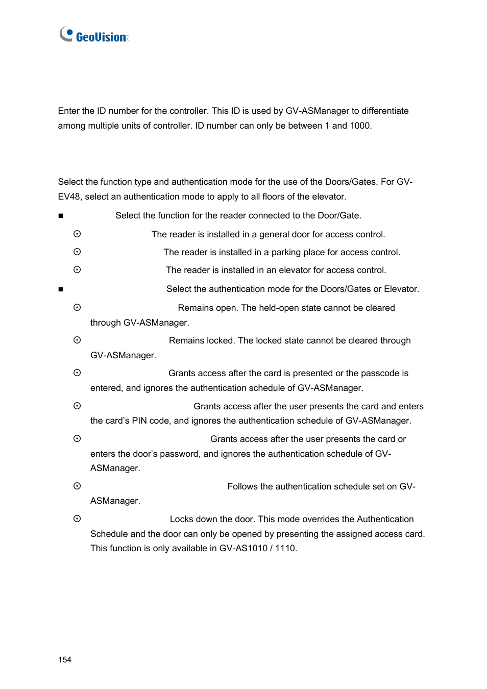 GeoVision GV-AS2120 IP Control Panel User Manual | Page 156 / 230