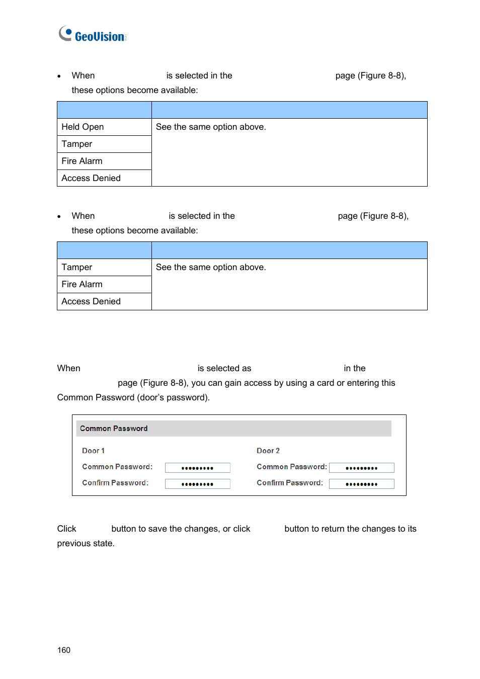 GeoVision GV-AS2120 IP Control Panel User Manual | Page 162 / 230