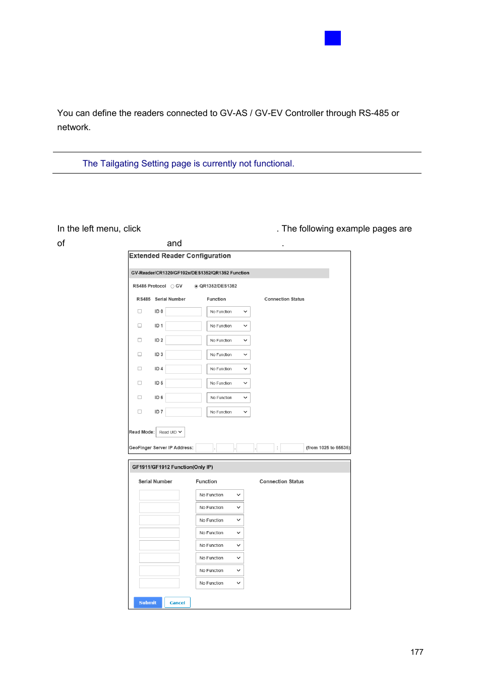 3 extended device, 1 extended reader | GeoVision GV-AS2120 IP Control Panel User Manual | Page 179 / 230