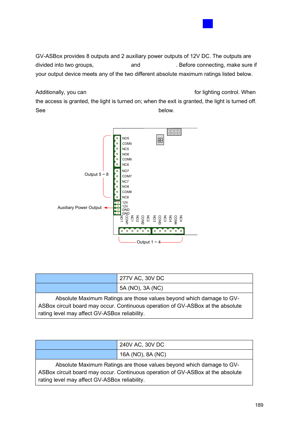 E connecting output devices | GeoVision GV-AS2120 IP Control Panel User Manual | Page 191 / 230