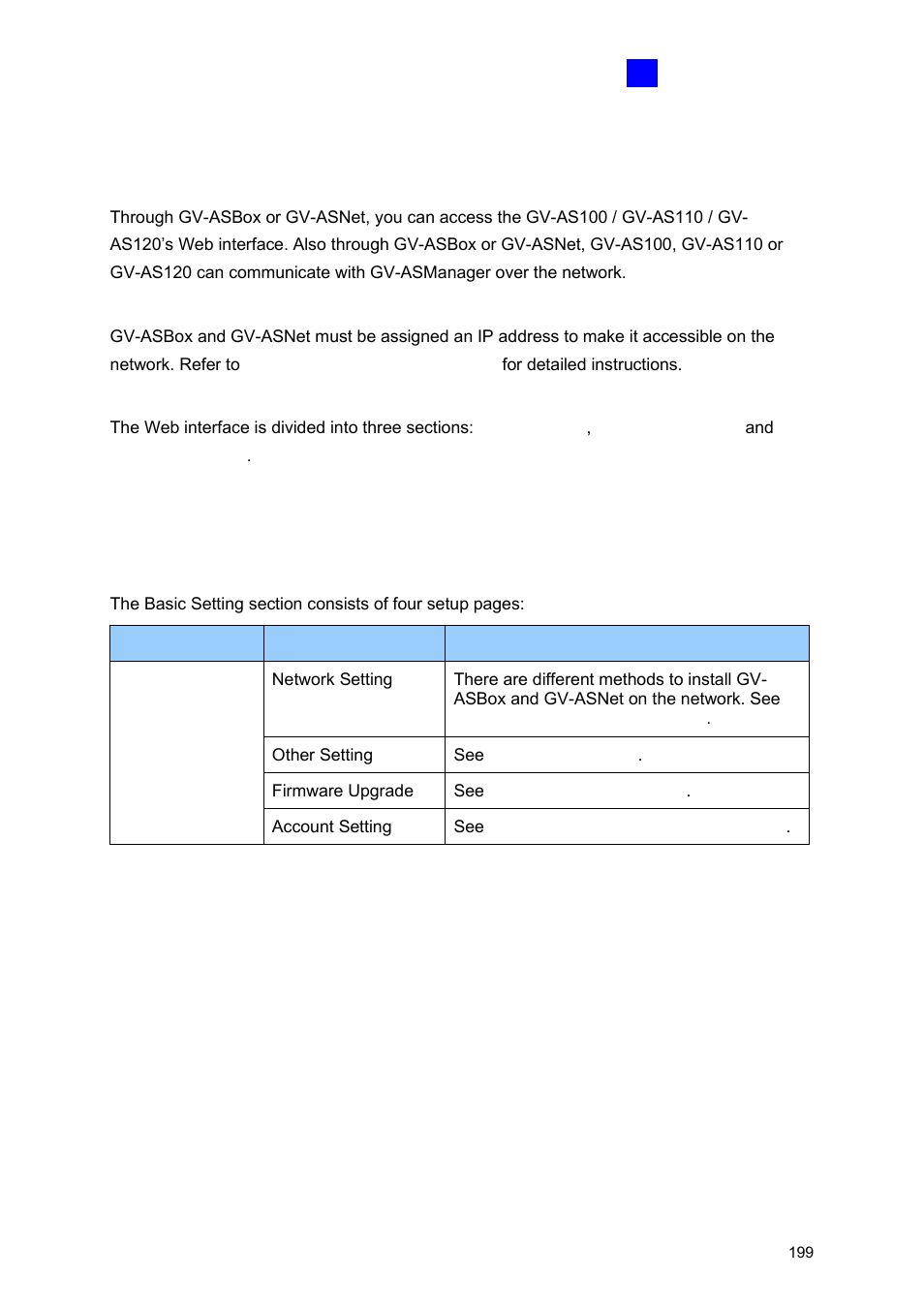 3 web interface through optional devices, 1 basic setting | GeoVision GV-AS2120 IP Control Panel User Manual | Page 201 / 230