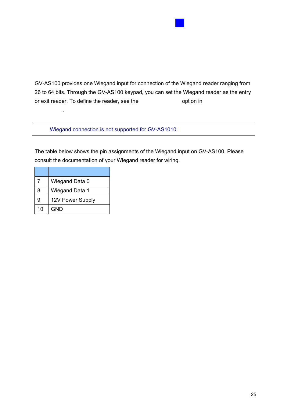 1 connecting card readers, A wiegand readers (gv-as100 only) | GeoVision GV-AS2120 IP Control Panel User Manual | Page 27 / 230