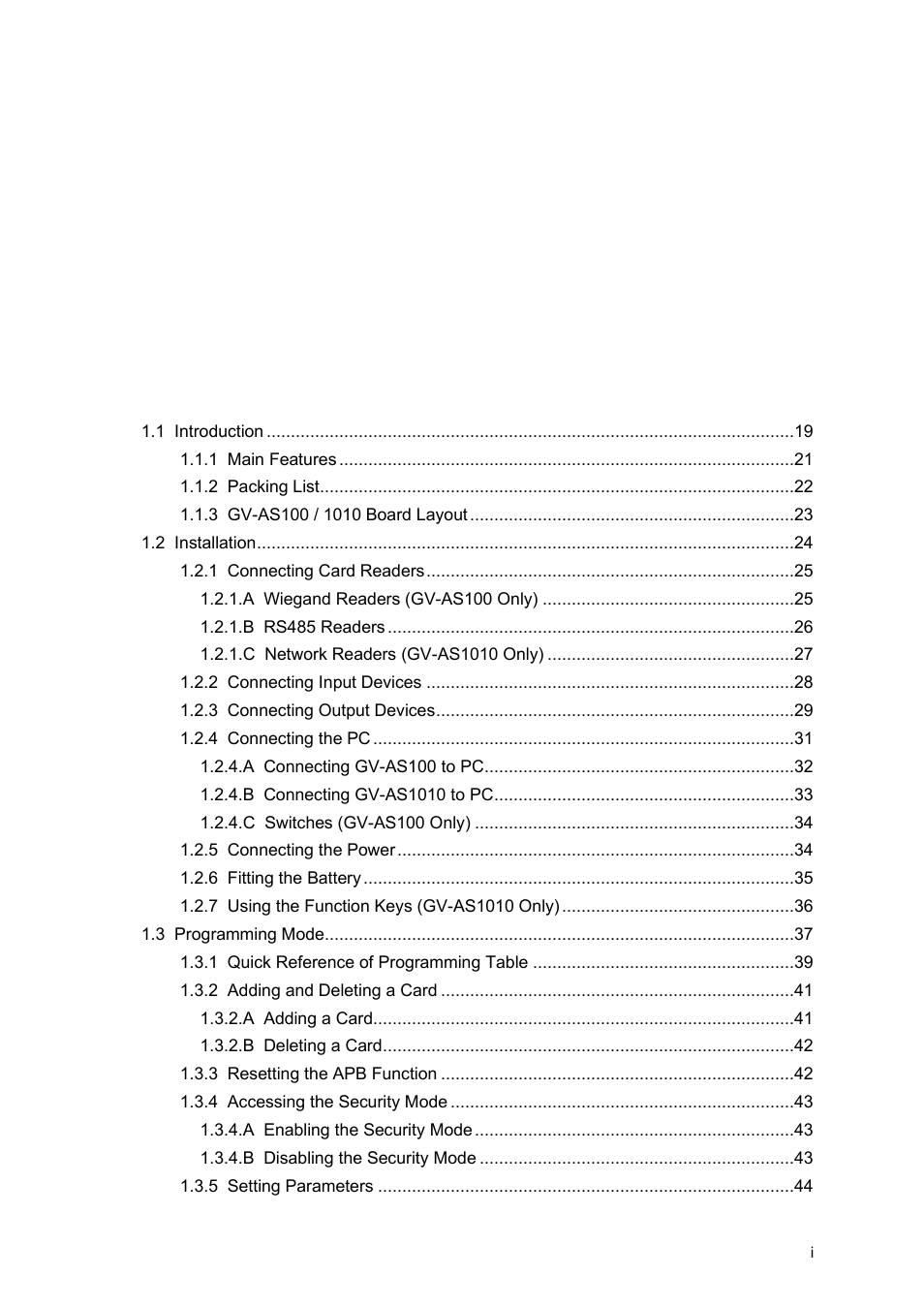 GeoVision GV-AS2120 IP Control Panel User Manual | Page 3 / 230