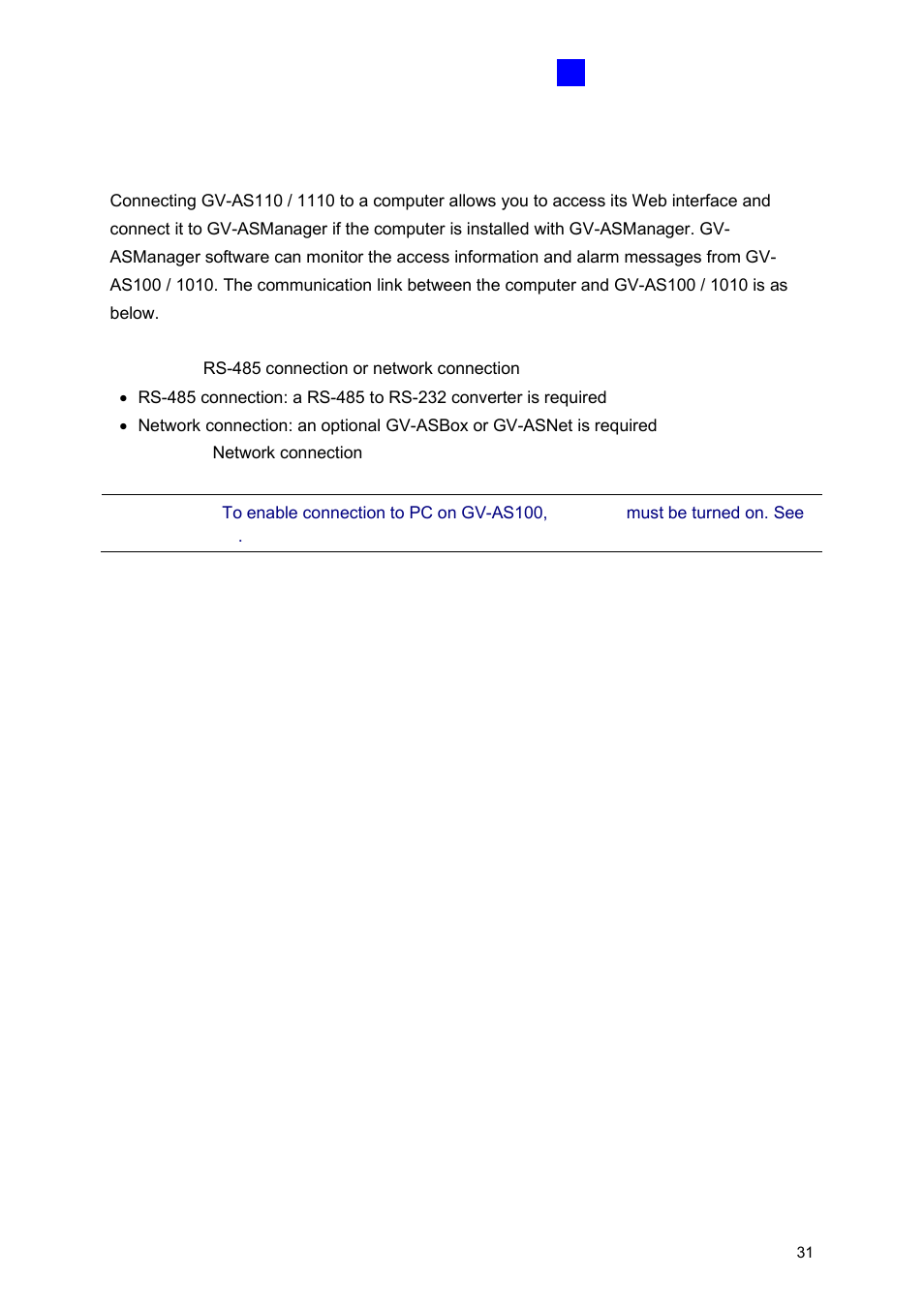 4 connecting the pc | GeoVision GV-AS2120 IP Control Panel User Manual | Page 33 / 230