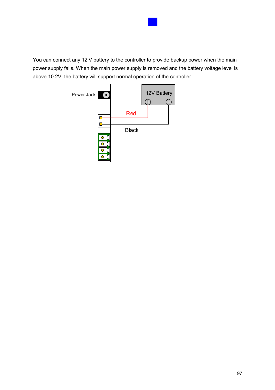 4 connecting backup battery | GeoVision GV-AS2120 IP Control Panel User Manual | Page 99 / 230