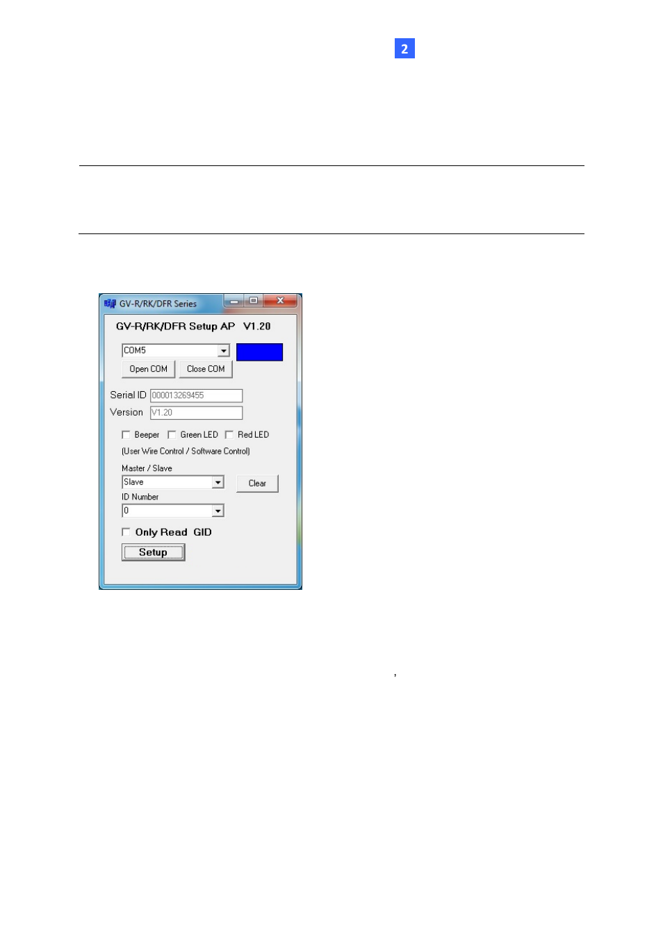 GeoVision GV-R1352 Card Reader (13.56 MHz) User Manual | Page 36 / 82