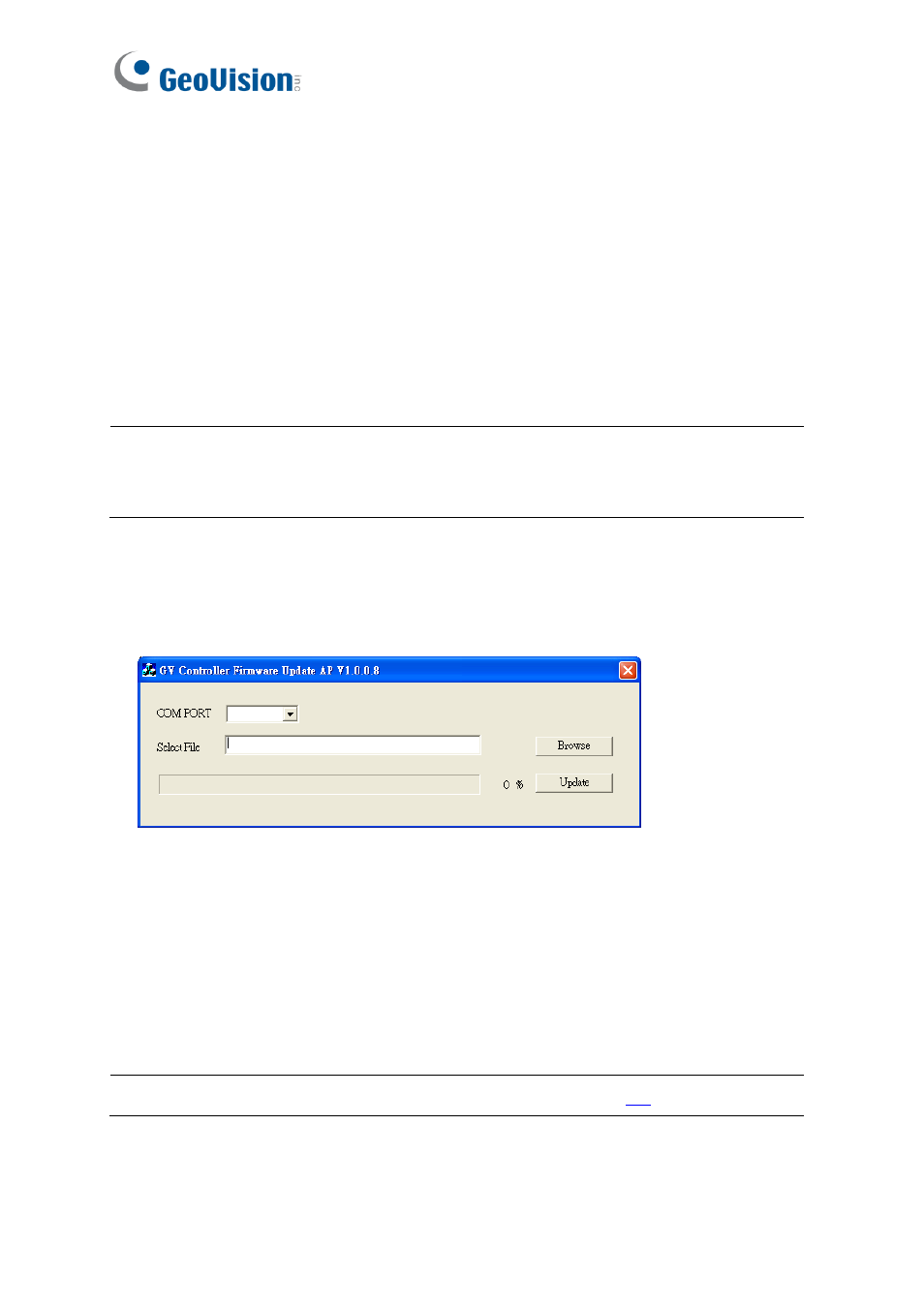 8 firmware upgrade | GeoVision GV-R1352 Card Reader (13.56 MHz) User Manual | Page 41 / 82