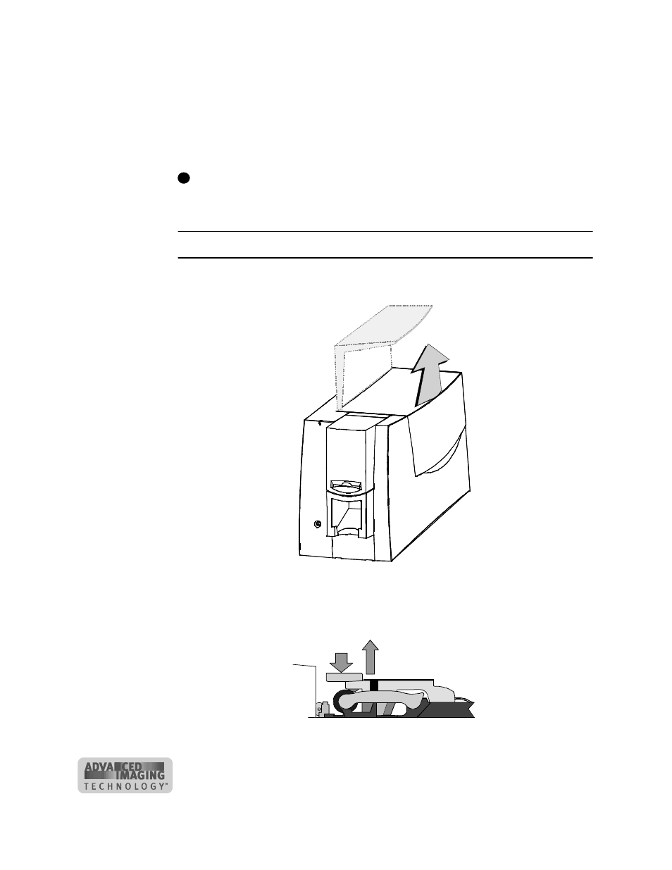 Loading the print ribbon, Loading the print ribbon -4, Remove the print ribbon cartridge | Datacard Group ImageCard SelectTM and UltraGrafix SelectTM Printers User Manual | Page 20 / 154