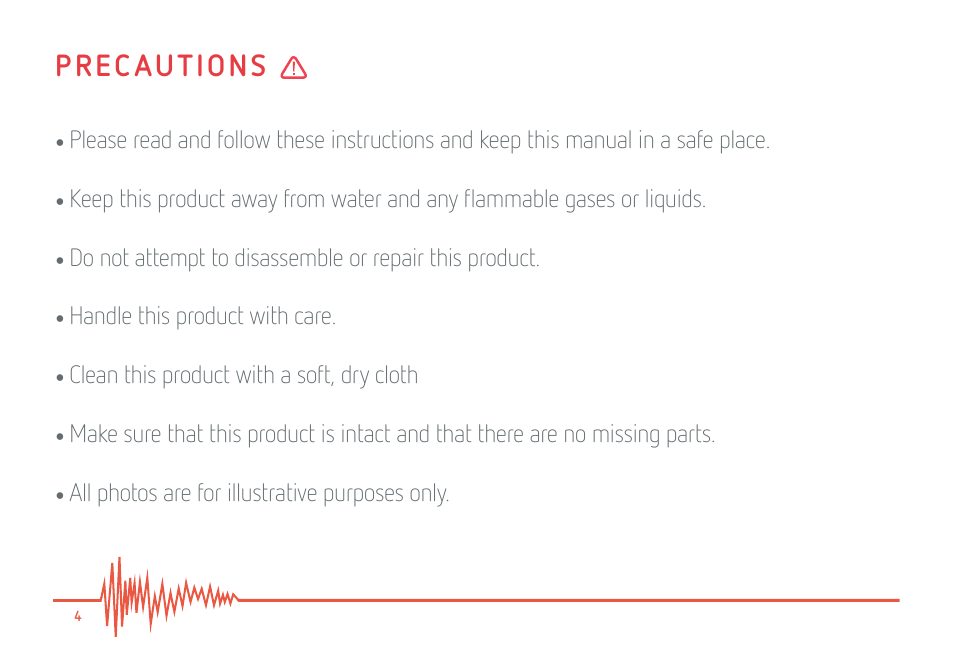 Prec autions | Polsen GPMK-22 Production Microphone Kit User Manual | Page 4 / 12