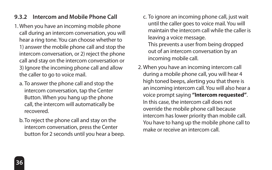 SENA Bluetooth Mic Supplies Kit User Manual | Page 36 / 68