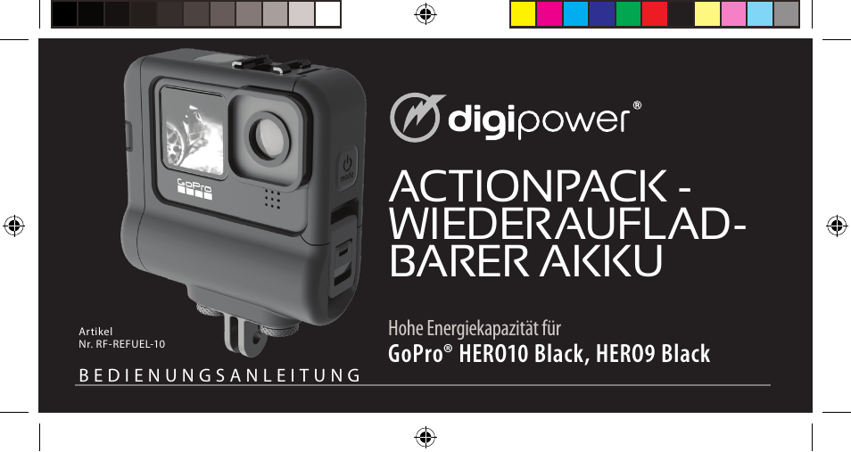 Actionpack - wiederauflad- barer akku | DigiPower Re-Fuel ActionPack Battery for HERO11/10/9 Black Editions User Manual | Page 17 / 45