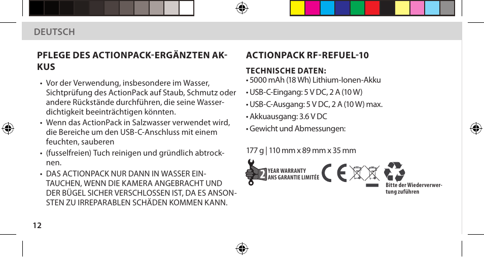 DigiPower Re-Fuel ActionPack Battery for HERO11/10/9 Black Editions User Manual | Page 29 / 45