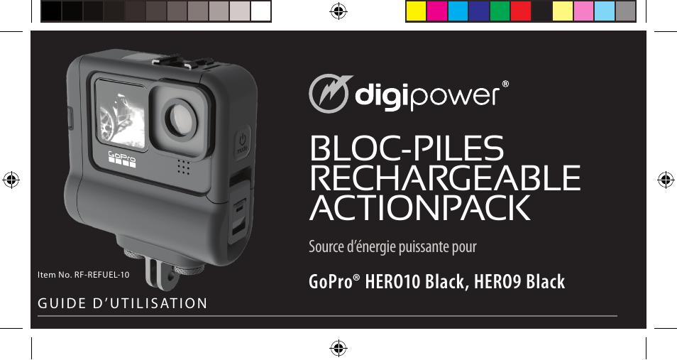 Bloc-piles rechargeable actionpack | DigiPower Re-Fuel ActionPack Battery for HERO11/10/9 Black Editions User Manual | Page 31 / 45