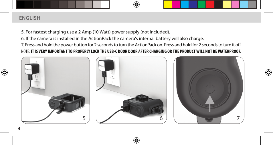 DigiPower Re-Fuel ActionPack Battery for HERO11/10/9 Black Editions User Manual | Page 5 / 45