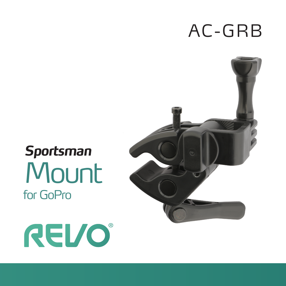 Revo Sportsman Mount for Action Cameras User Manual | 6 pages