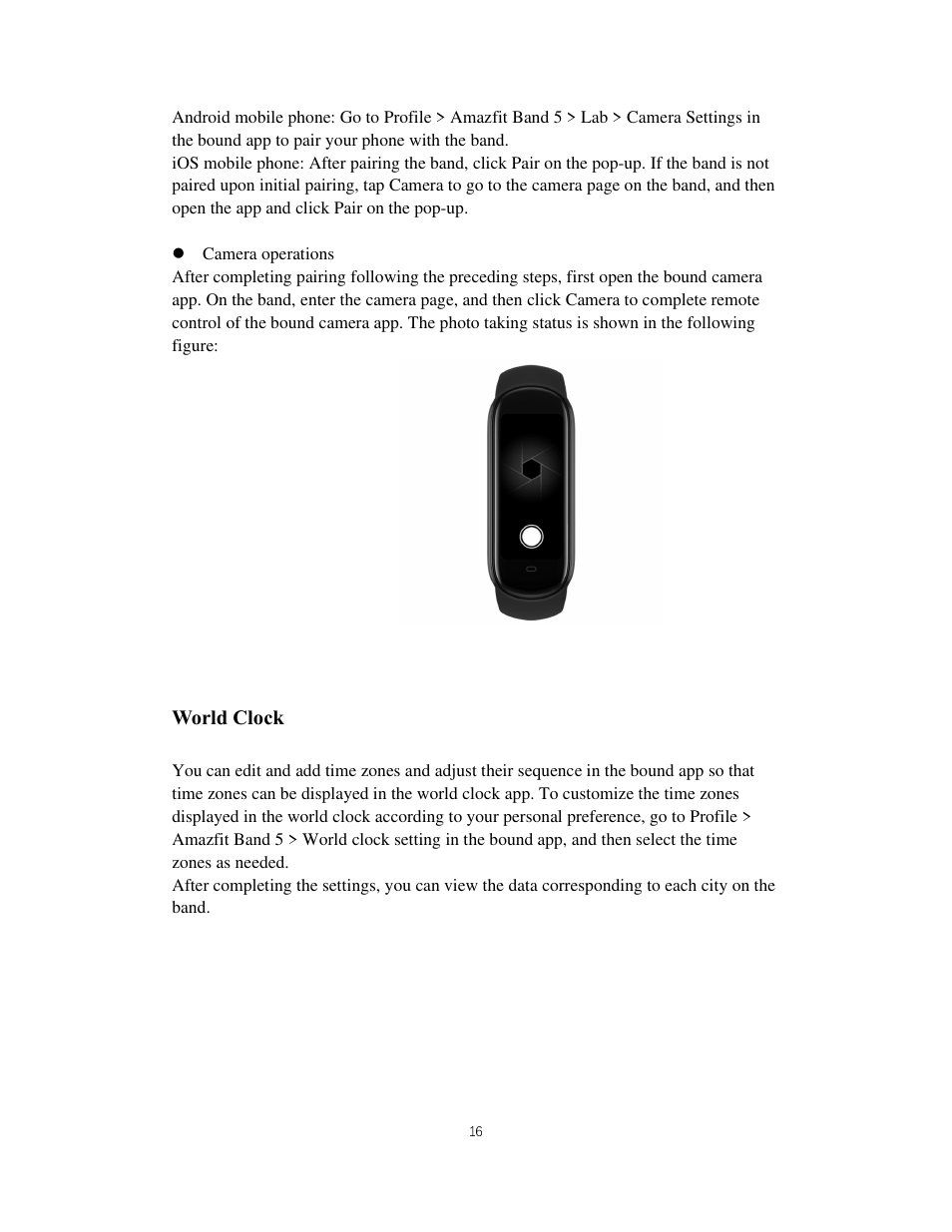 Amazfit Band 5 Health & Fitness Tracker with Alexa (Olive) User Manual | Page 16 / 25