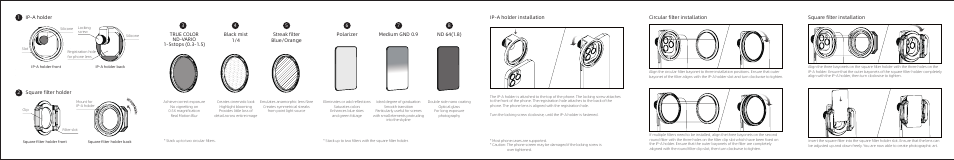 NiSi IP-A+P2 Landscape Kit for iPhone User Manual | 1 page