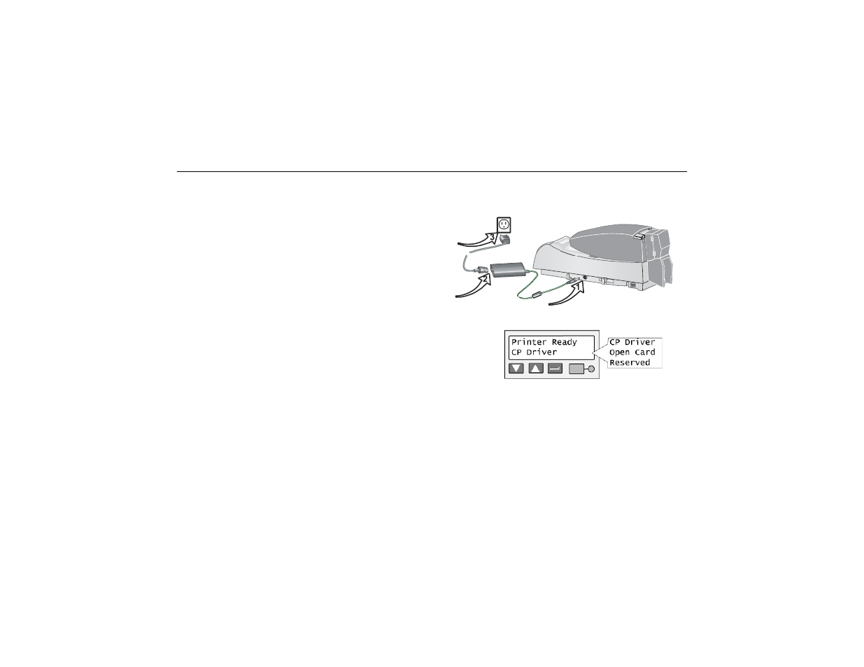 Power on the printer | Datacard Group CP60 User Manual | Page 14 / 134