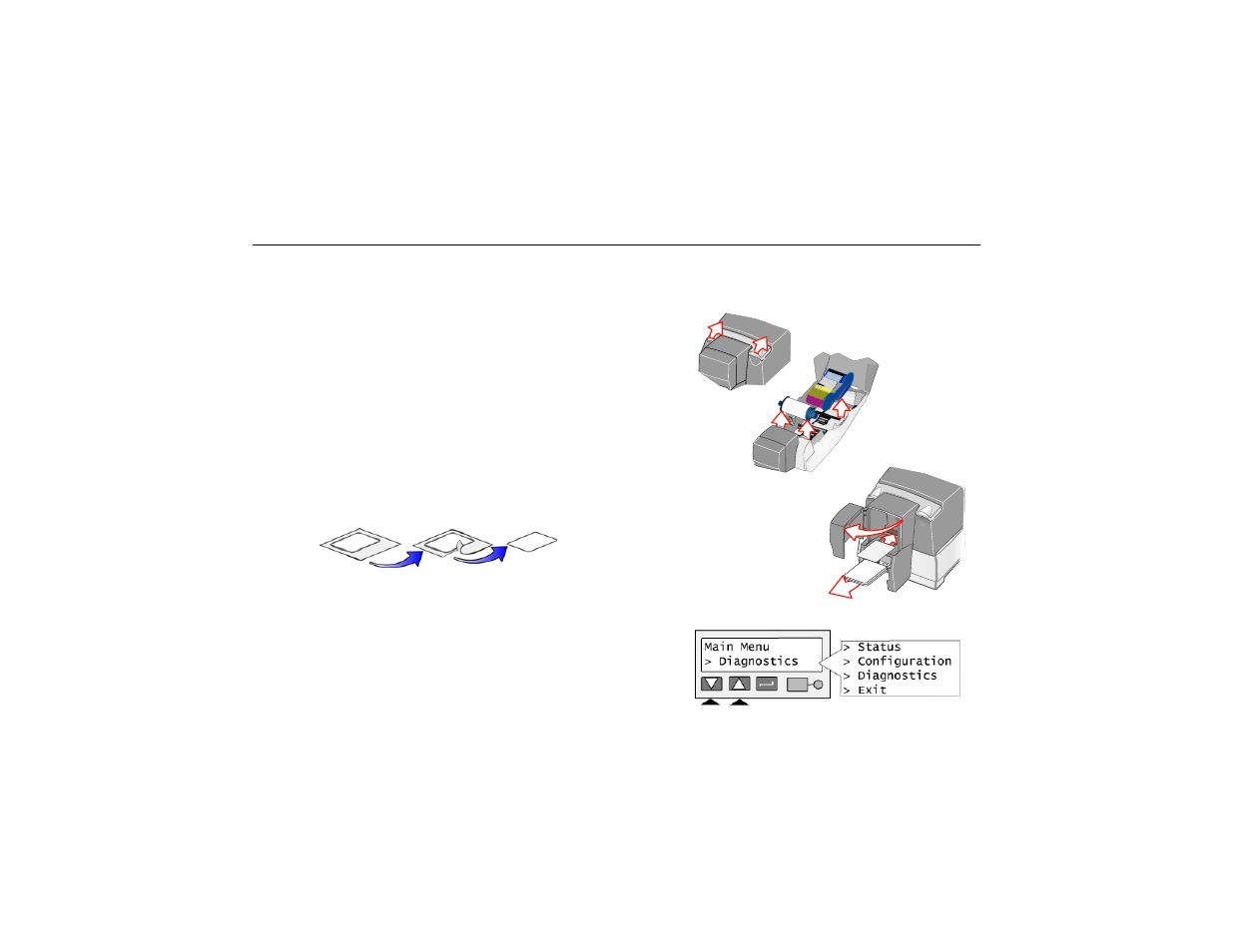 Cleaning the printer | Datacard Group CP60 User Manual | Page 44 / 134