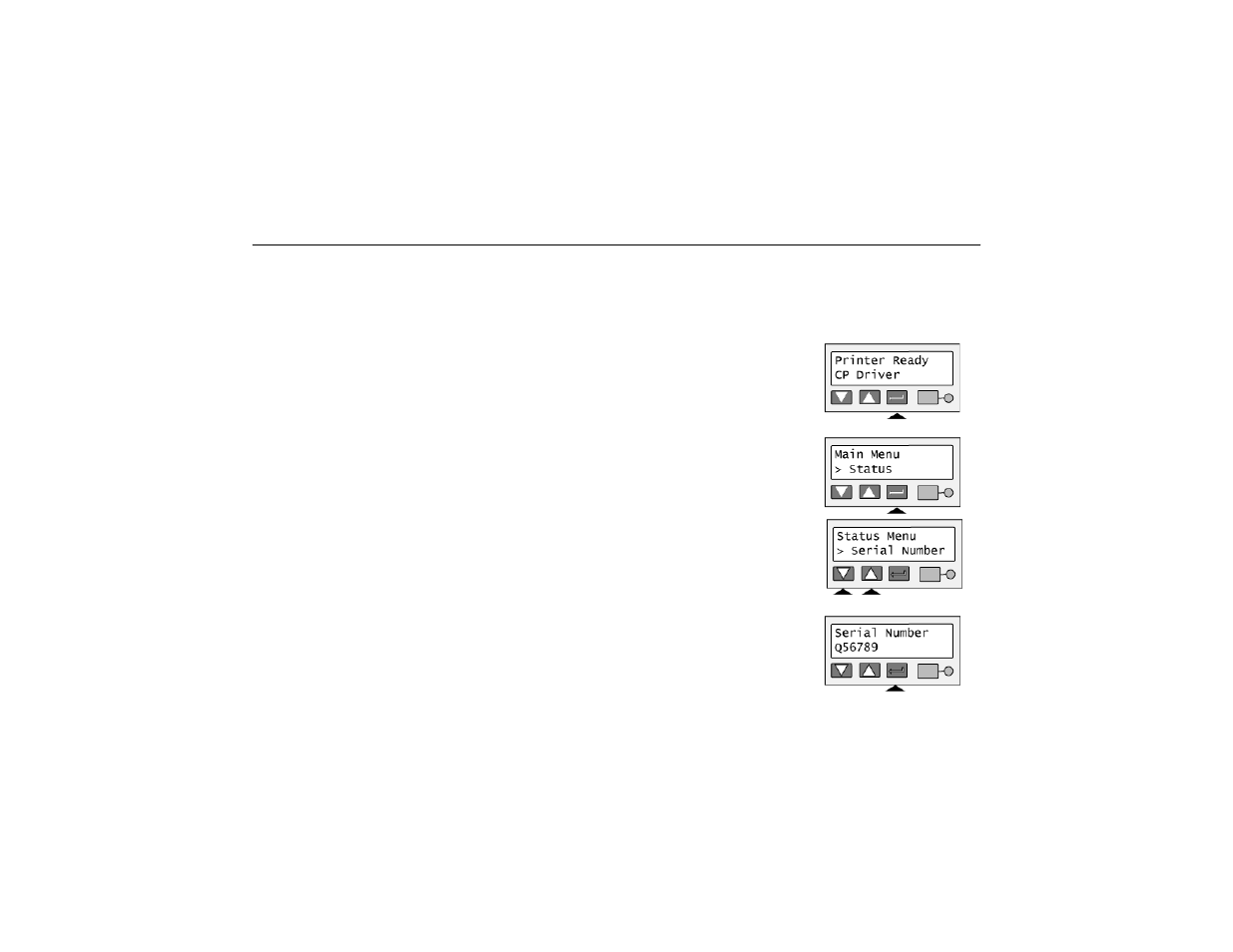 View status settings, View the serial number | Datacard Group CP60 User Manual | Page 52 / 134