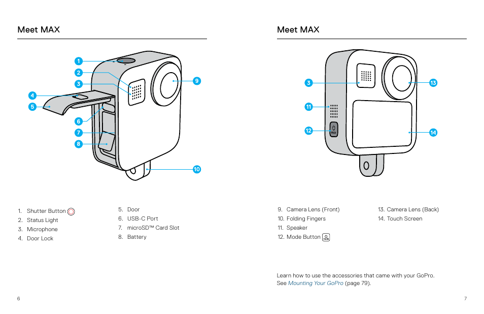 Meet max | GoPro MAX 360 Action Camera User Manual | Page 4 / 56