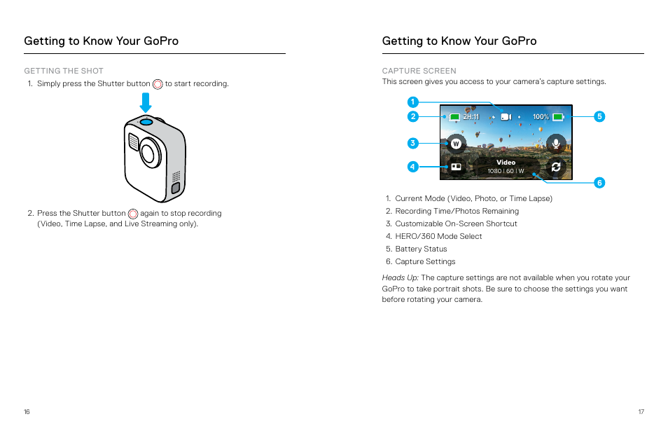 Getting to know your gopro | GoPro MAX 360 Action Camera User Manual | Page 9 / 56