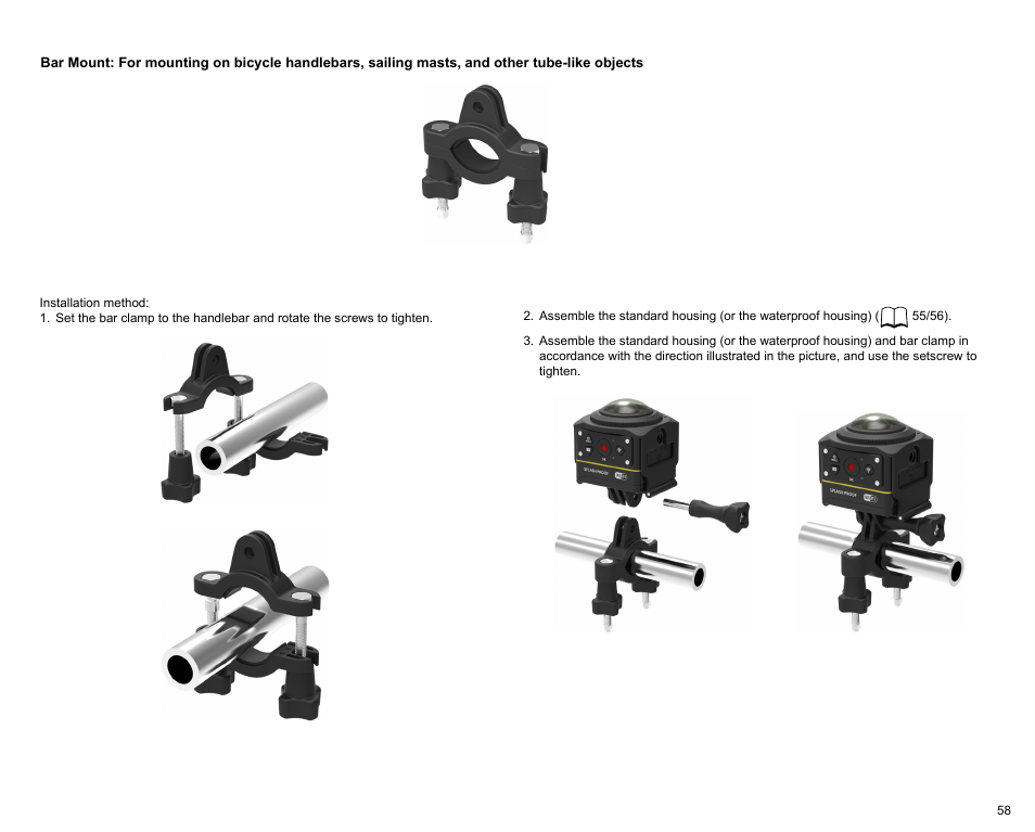 Kodak PIXPRO SP360 4K Action Camera Dual Pro Pack User Manual | Page 59 / 71