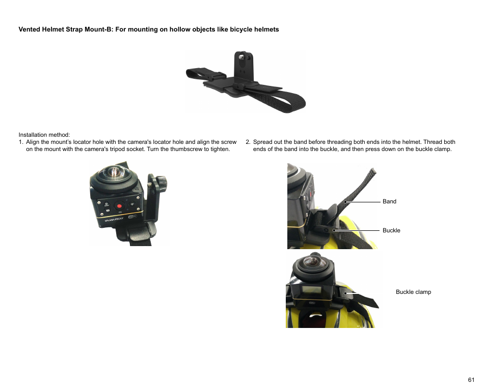 Kodak PIXPRO SP360 4K Action Camera Dual Pro Pack User Manual | Page 62 / 71