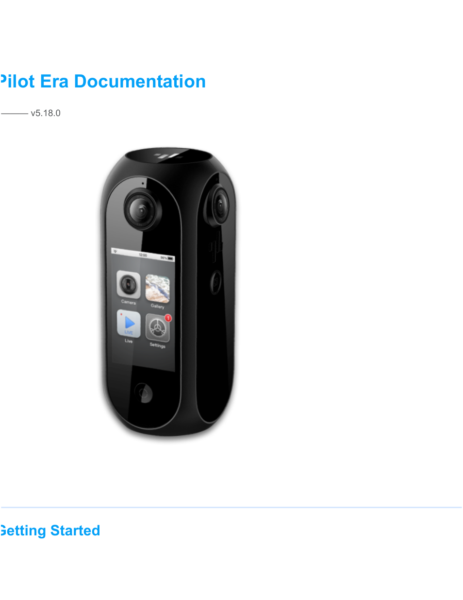 Labpano Pilot Era 8K 360 Camera User Manual | 47 pages