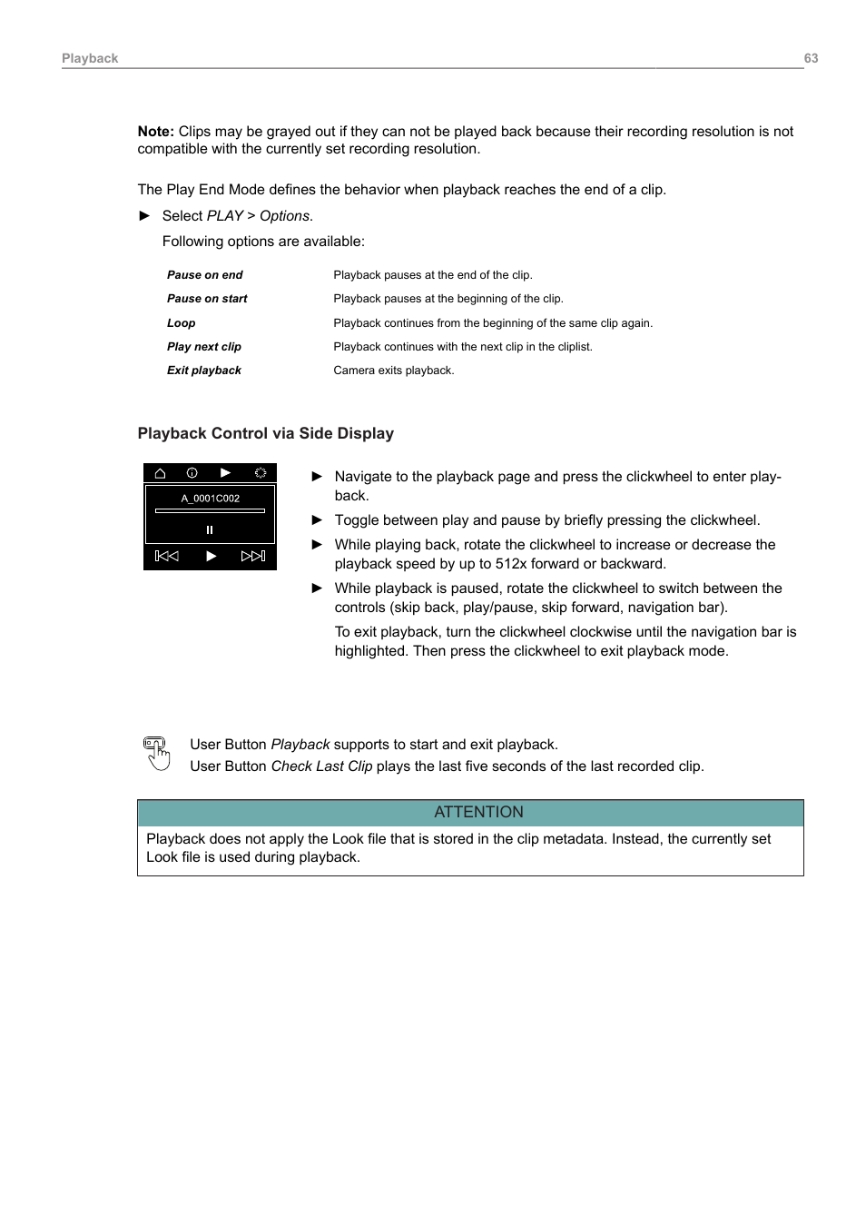 ARRI ALEXA 35 Body & PL Mount Set (LBUS) User Manual | Page 63 / 122