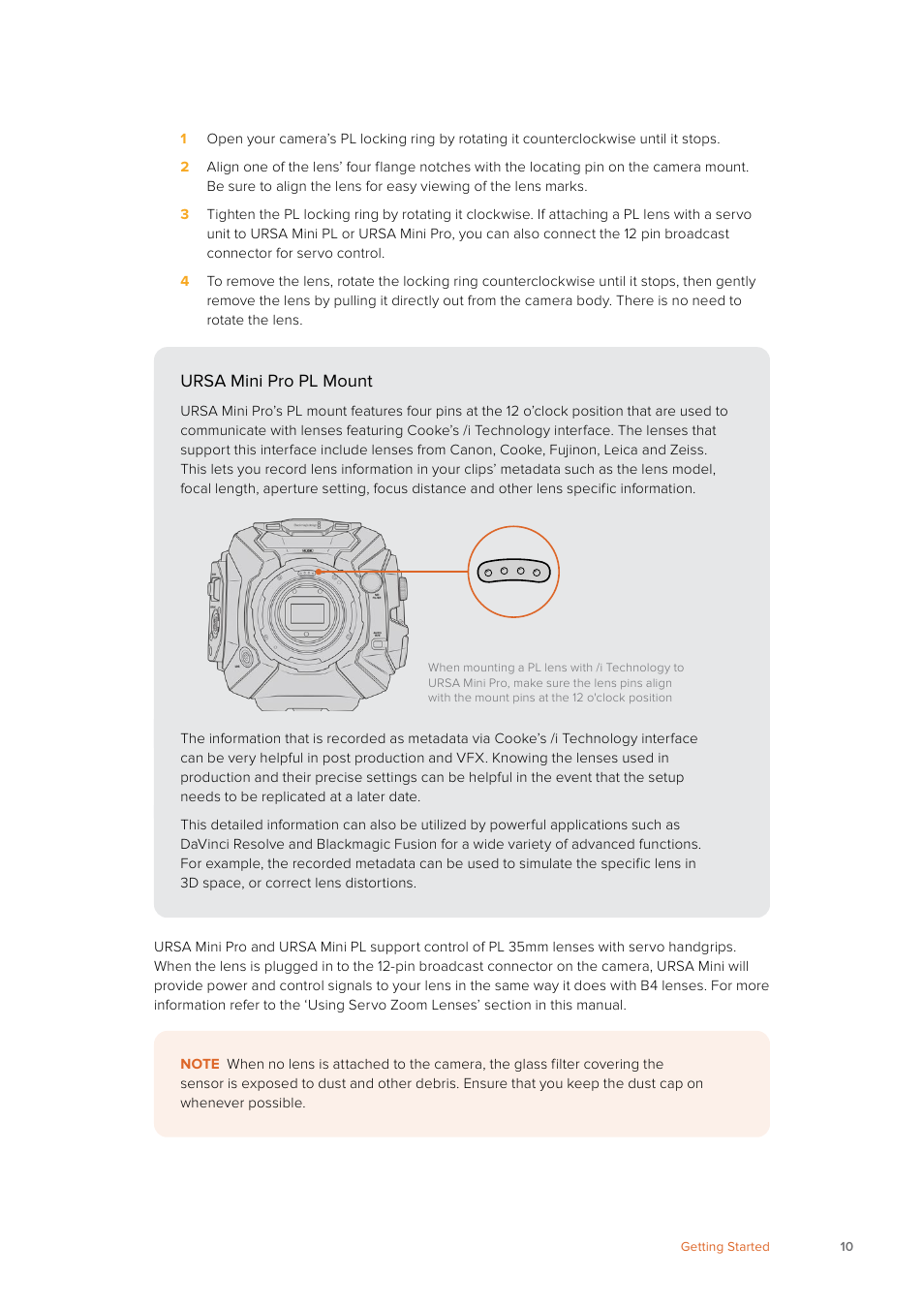 Blackmagic Design URSA Mini Pro 12K (PL) User Manual | Page 10 / 294