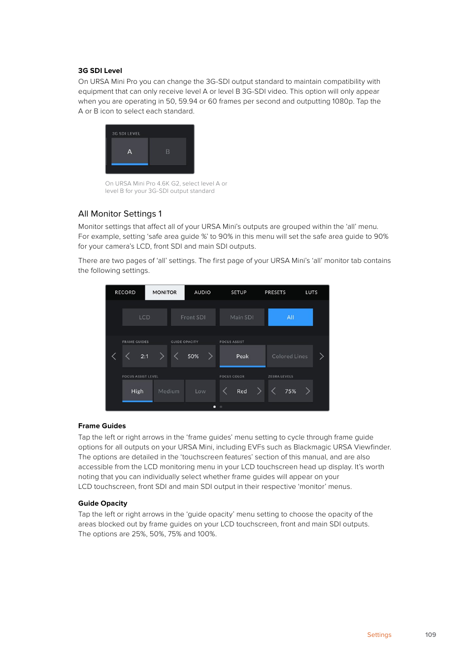 Blackmagic Design URSA Mini Pro 12K (PL) User Manual | Page 109 / 294