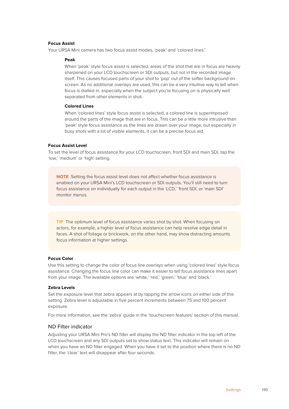 Blackmagic Design URSA Mini Pro 12K (PL) User Manual | Page 110 / 294
