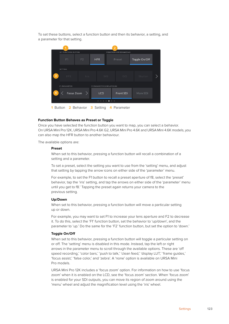 Blackmagic Design URSA Mini Pro 12K (PL) User Manual | Page 123 / 294