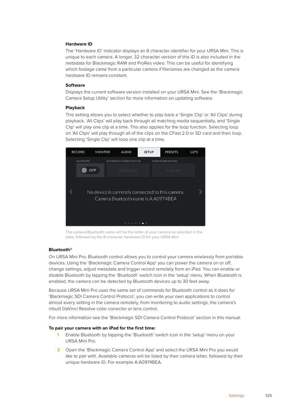 Blackmagic Design URSA Mini Pro 12K (PL) User Manual | Page 125 / 294