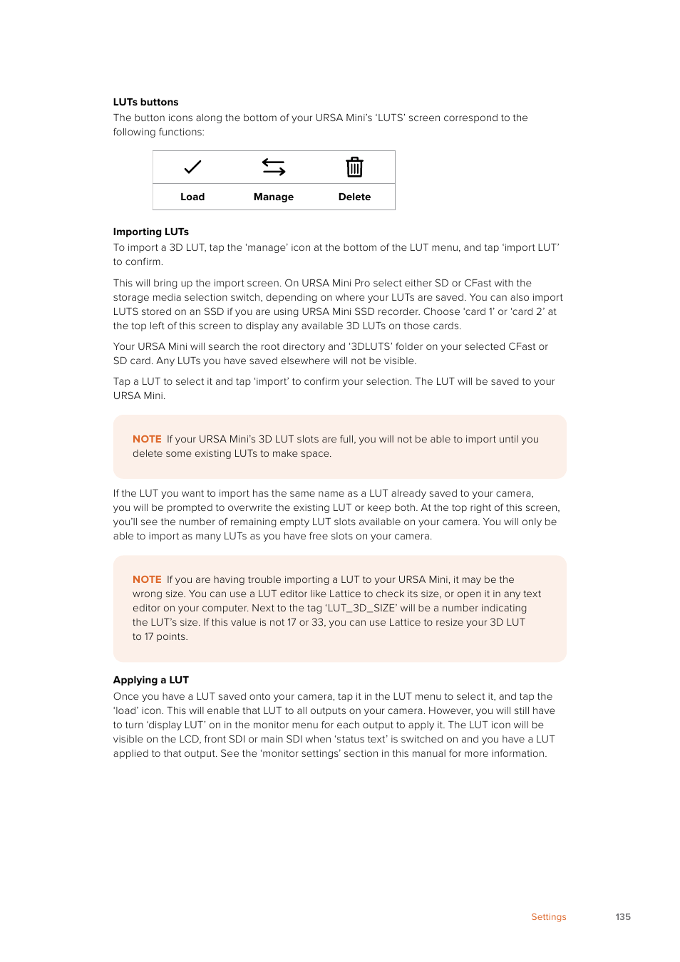 Blackmagic Design URSA Mini Pro 12K (PL) User Manual | Page 135 / 294