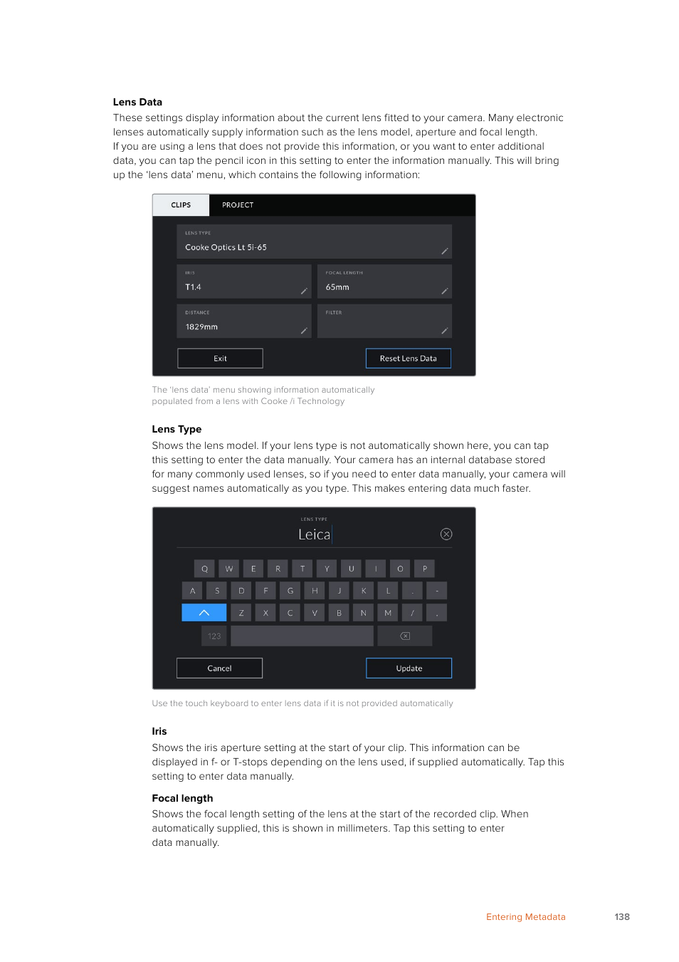 Blackmagic Design URSA Mini Pro 12K (PL) User Manual | Page 138 / 294