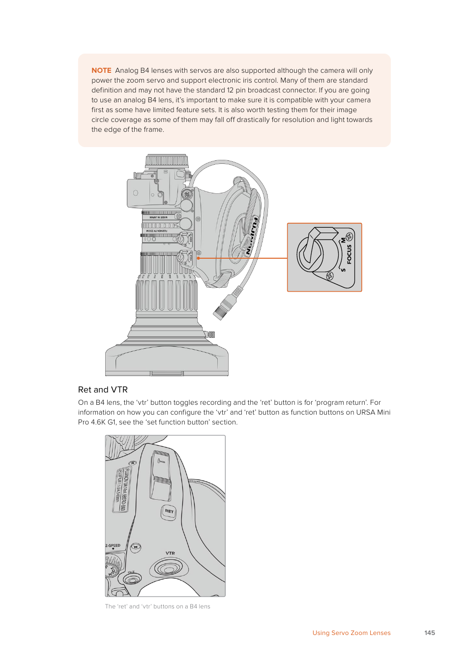 Ret and vtr | Blackmagic Design URSA Mini Pro 12K (PL) User Manual | Page 145 / 294