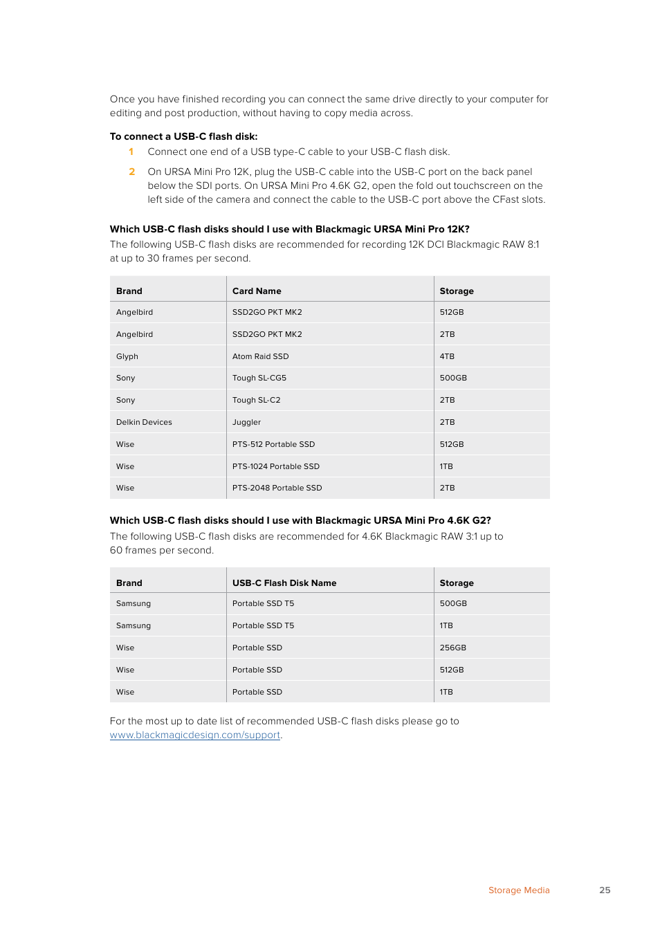 Blackmagic Design URSA Mini Pro 12K (PL) User Manual | Page 25 / 294