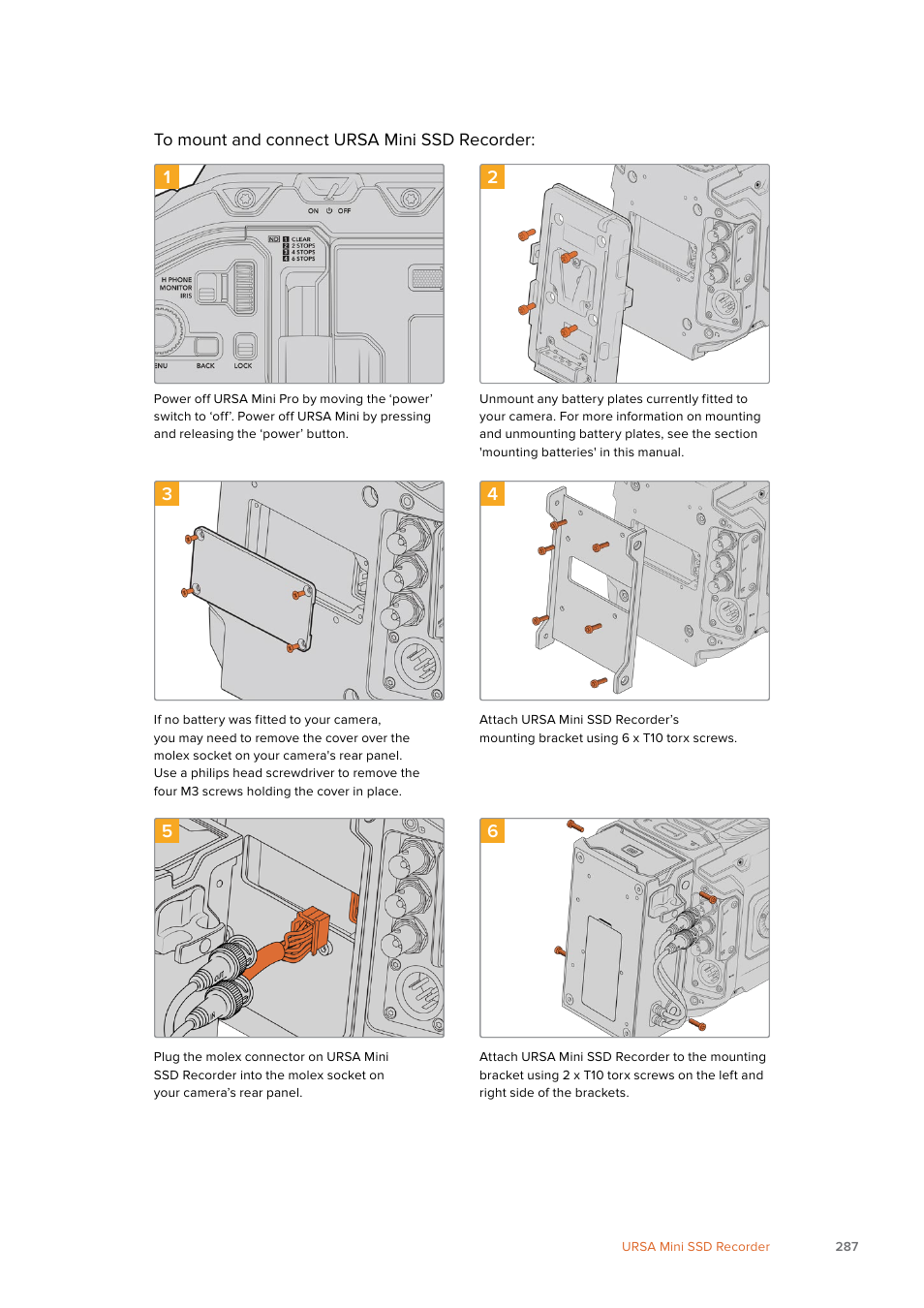 Blackmagic Design URSA Mini Pro 12K (PL) User Manual | Page 287 / 294