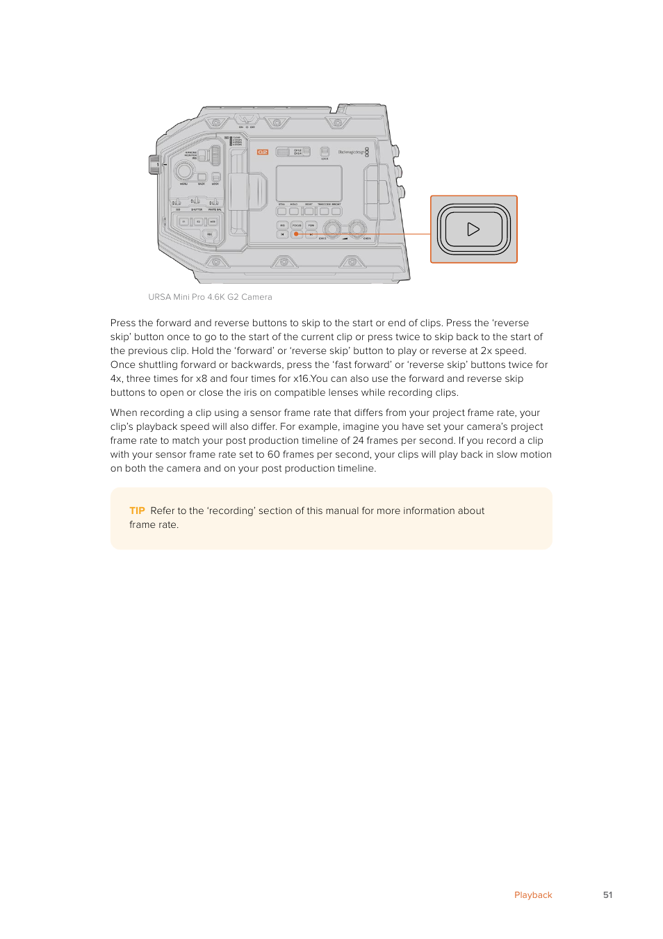 Blackmagic Design URSA Mini Pro 12K (PL) User Manual | Page 51 / 294