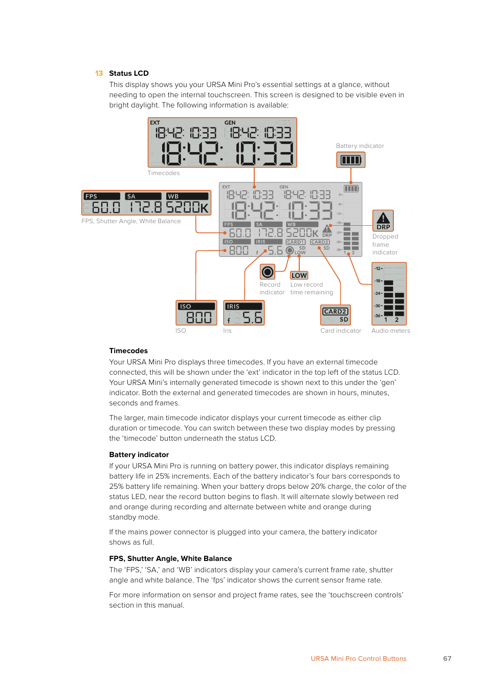 Blackmagic Design URSA Mini Pro 12K (PL) User Manual | Page 67 / 294