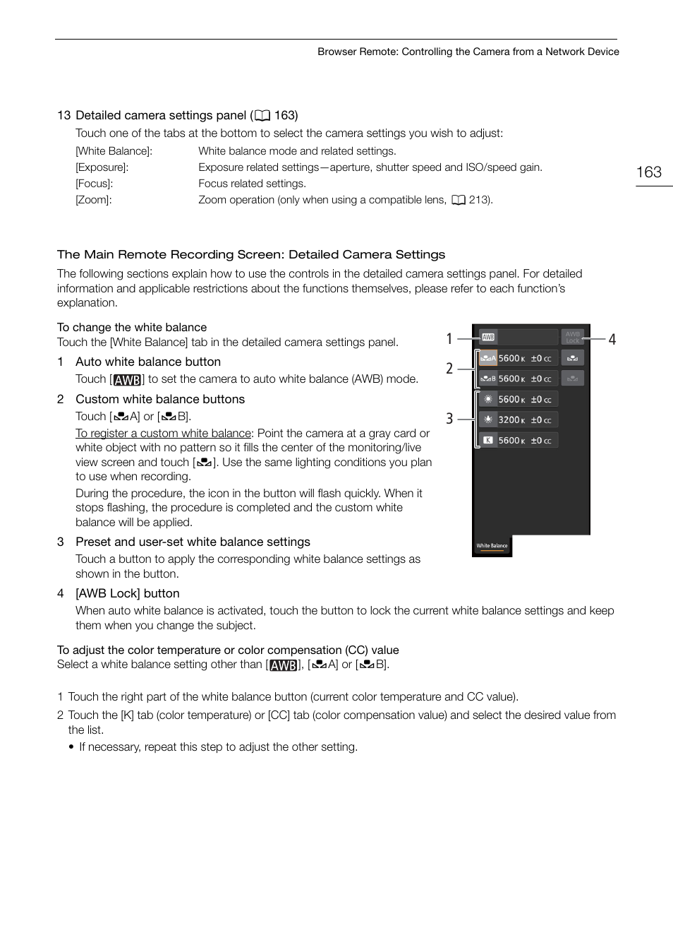 Canon EOS C200 EF Cinema Camera and 24-105mm Lens Kit User Manual | Page 163 / 220