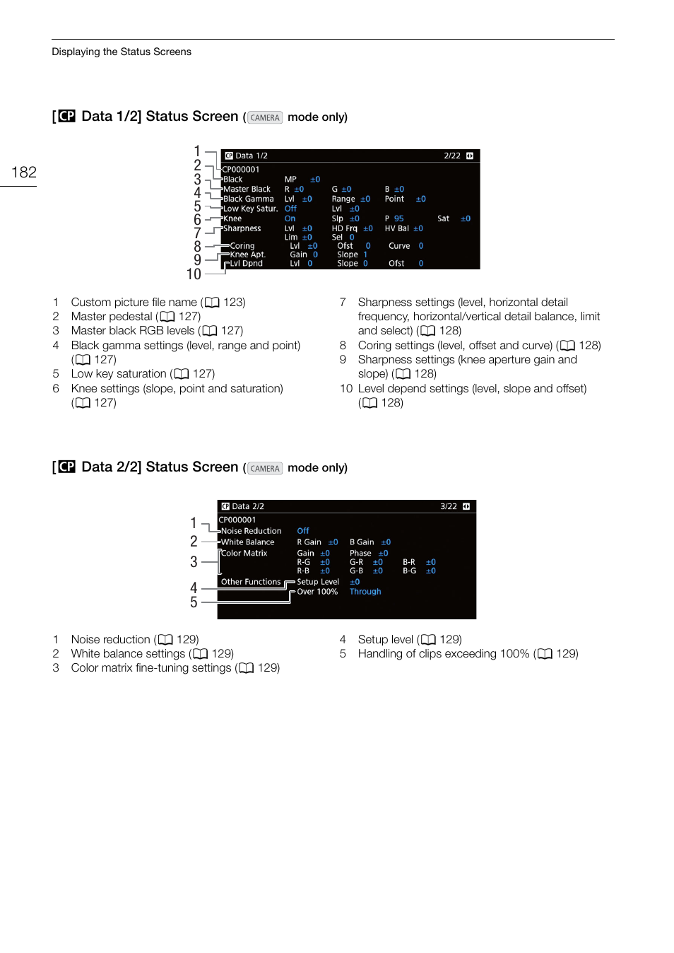 Canon EOS C200 EF Cinema Camera and 24-105mm Lens Kit User Manual | Page 182 / 220