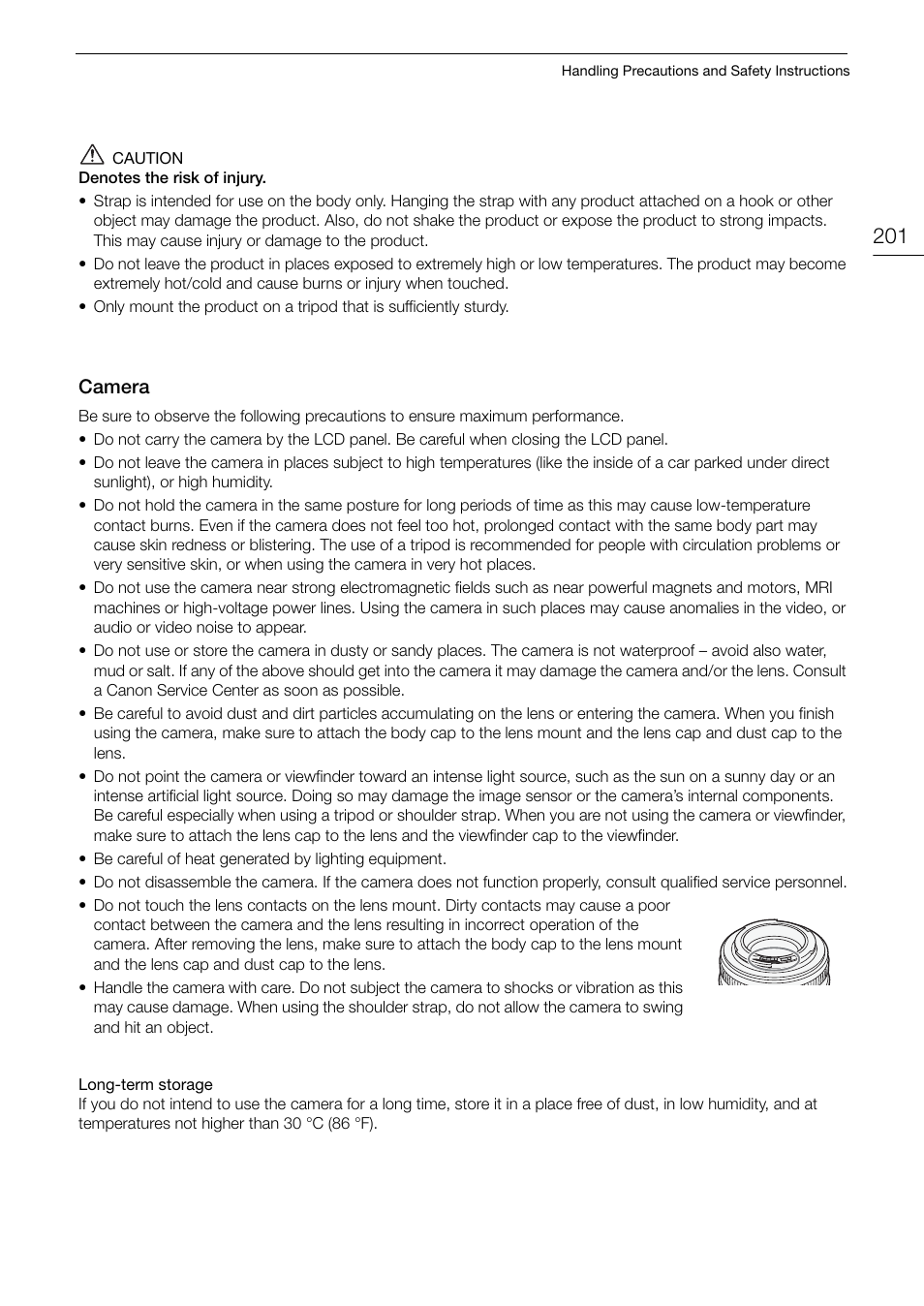 Camera | Canon EOS C200 EF Cinema Camera and 24-105mm Lens Kit User Manual | Page 201 / 220