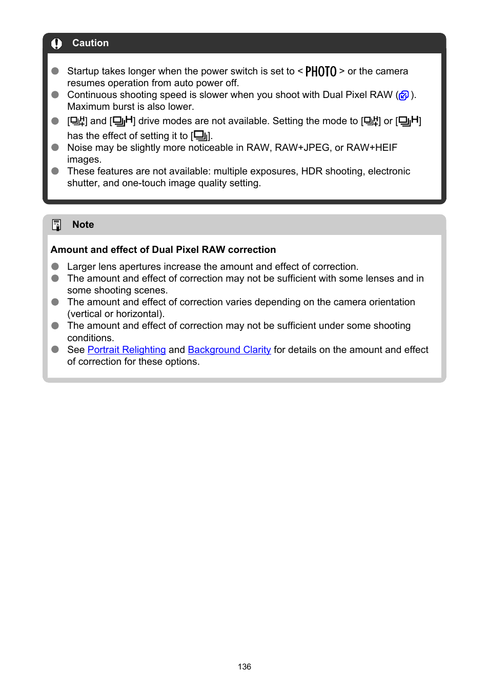 Canon EOS R5 C VR Creator Kit with RF 5.2mm f/2.8 Dual Fisheye Lens User Manual | Page 136 / 787
