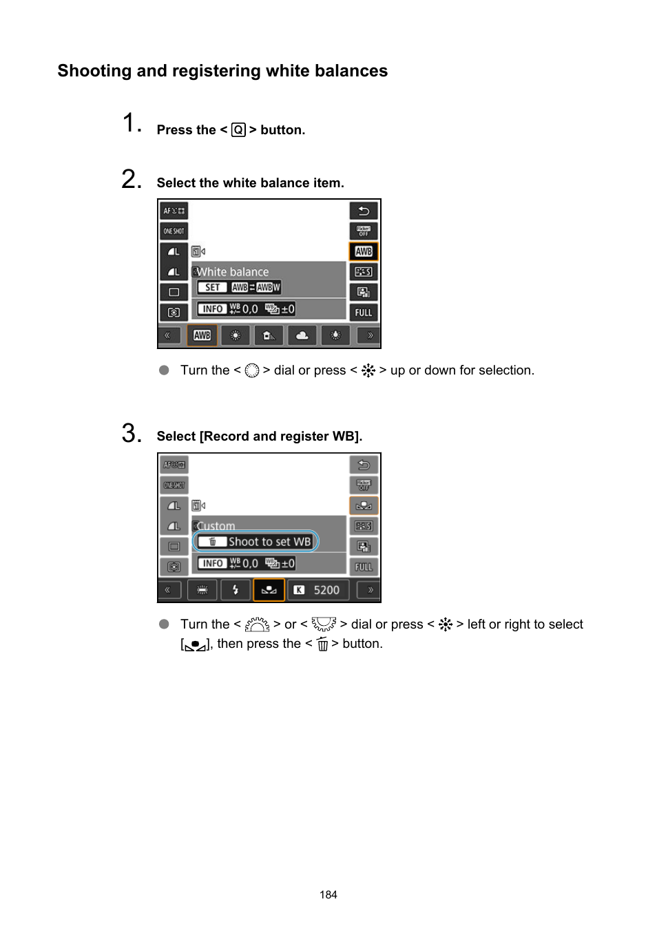 Canon EOS R5 C VR Creator Kit with RF 5.2mm f/2.8 Dual Fisheye Lens User Manual | Page 184 / 787