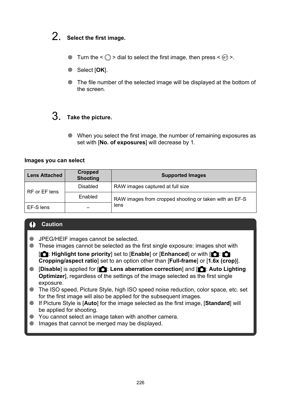 Canon EOS R5 C VR Creator Kit with RF 5.2mm f/2.8 Dual Fisheye Lens User Manual | Page 226 / 787