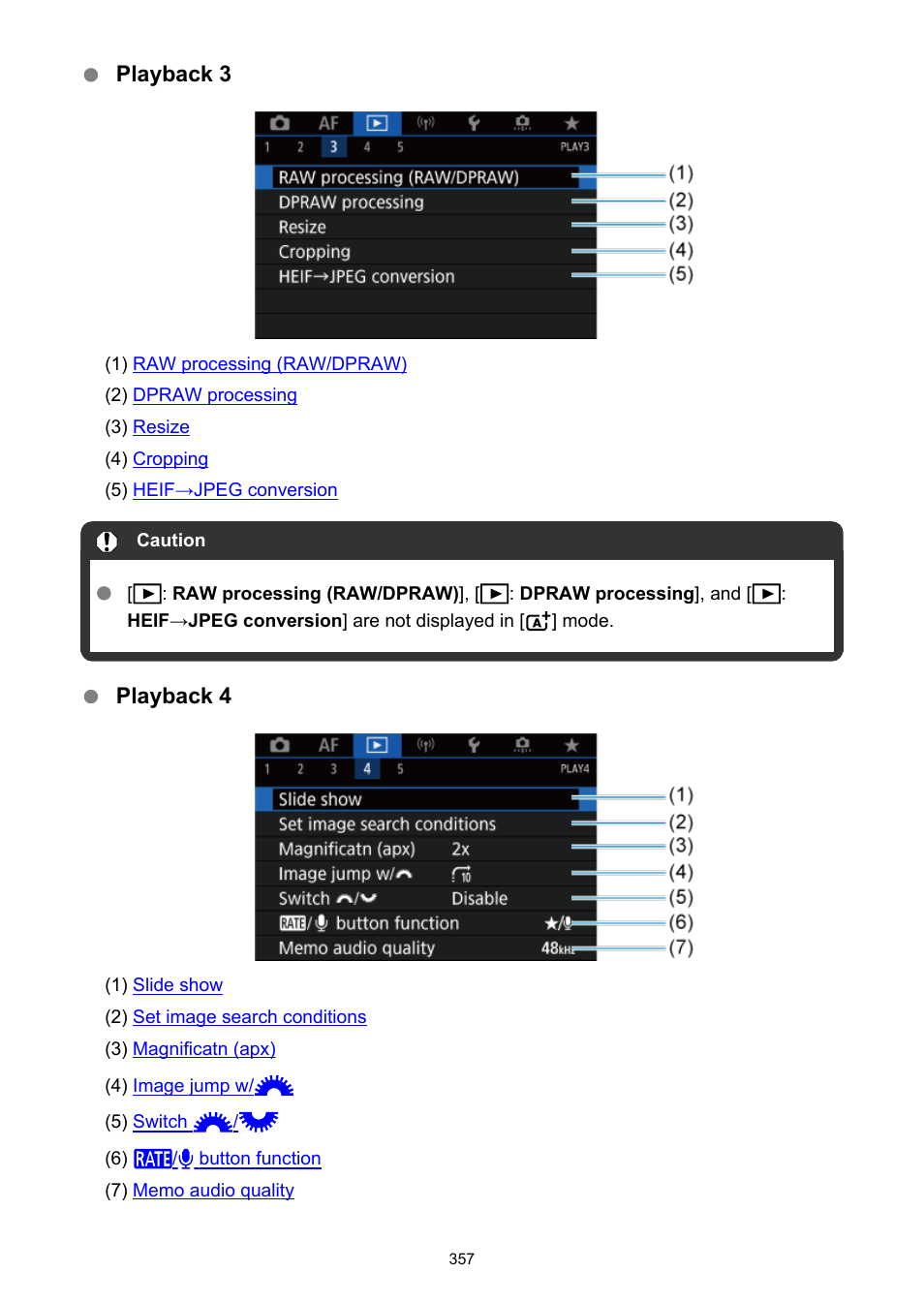 Canon EOS R5 C VR Creator Kit with RF 5.2mm f/2.8 Dual Fisheye Lens User Manual | Page 357 / 787