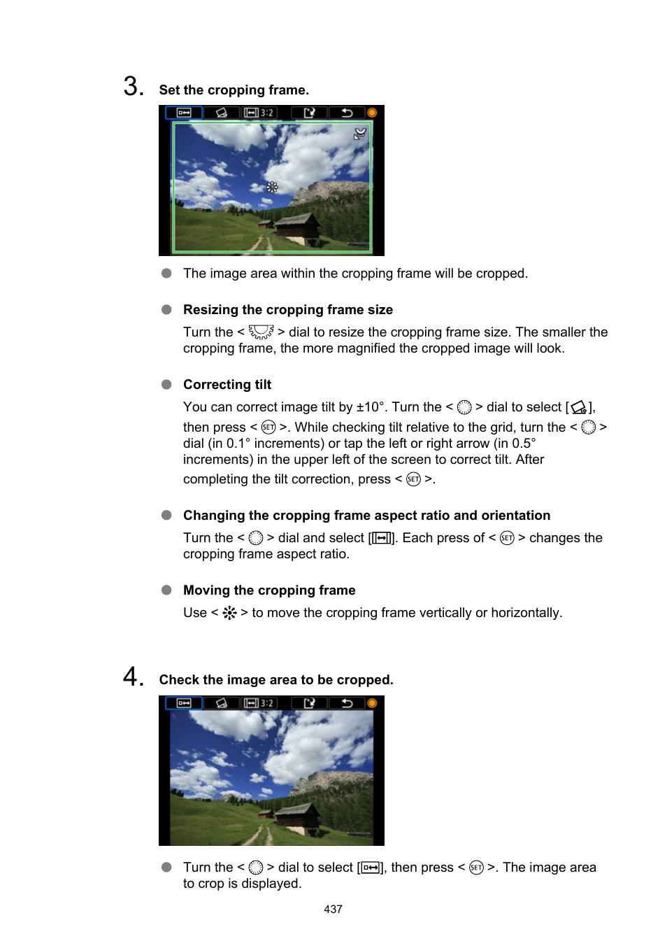 Canon EOS R5 C VR Creator Kit with RF 5.2mm f/2.8 Dual Fisheye Lens User Manual | Page 437 / 787